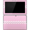 Pink Checkerboard Surface Pro Tablet Skin