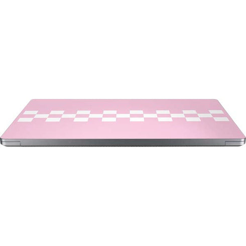 Pink Checkerboard Universal Laptop 13in (10.6 x 7.6in) Skin