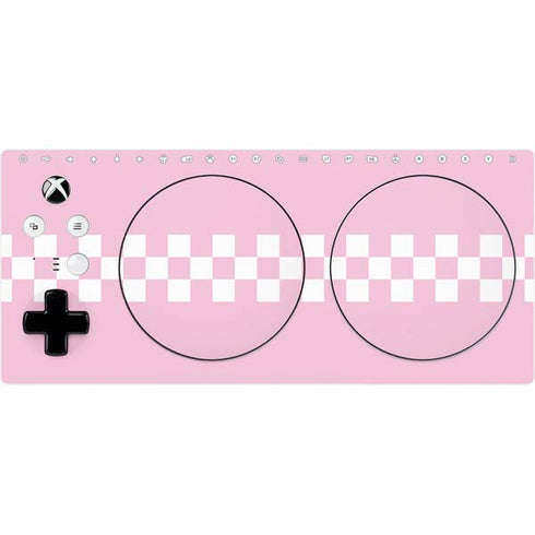 Pink Checkerboard Xbox Adaptive Controller Skin