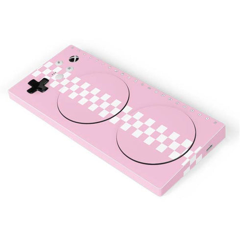 Pink Checkerboard Xbox Adaptive Controller Skin