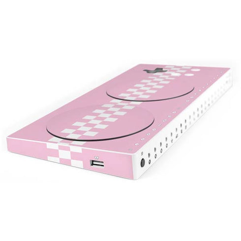 Pink Checkerboard Xbox Adaptive Controller Skin