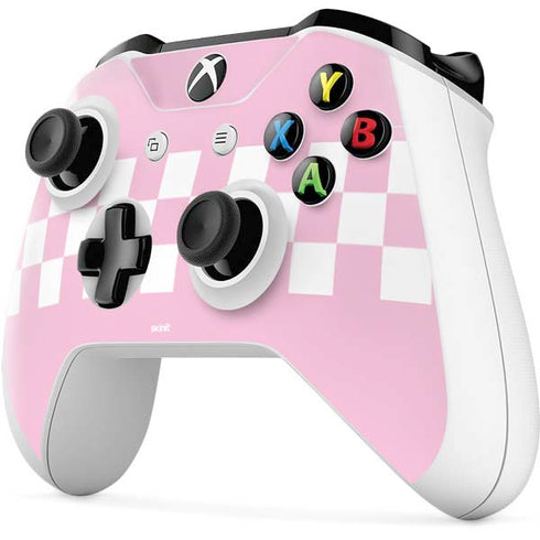 Pink Checkerboard Xbox One S All-Digital Edition Bundle Skin