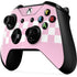 Pink Checkerboard Xbox One X Controller Skin