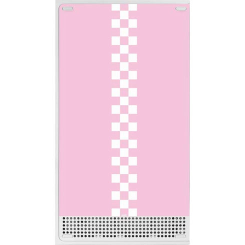 Pink Checkerboard Xbox Series S Console Skin
