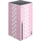 Pink Checkerboard Xbox Series X Console Skin