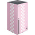 Pink Checkerboard Xbox Series X Console Skin
