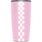 Pink Checkerboard Yeti 20oz Tumbler Skin