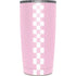 Pink Checkerboard Yeti 20oz Tumbler Skin