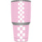Pink Checkerboard Yeti 30oz Rambler Tumbler Skin