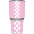 Pink Checkerboard Yeti 30oz Rambler Tumbler Skin