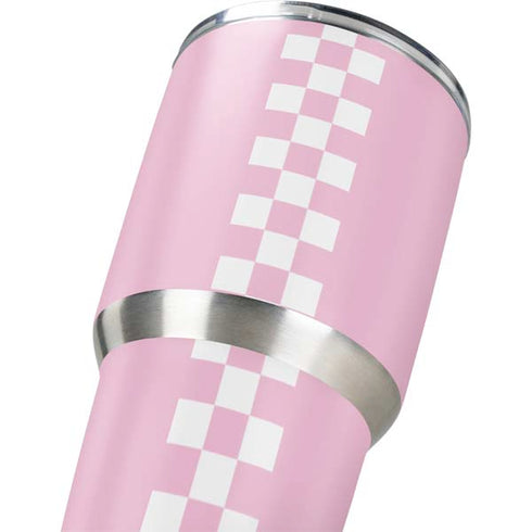 Pink Checkerboard Yeti 30oz Rambler Tumbler Skin