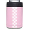 Pink Checkerboard Yeti Colster Can Insulator Skin