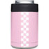 Pink Checkerboard Yeti Colster Can Insulator Skin