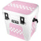 Pink Checkerboard YETI Roadie 24 Hard Cooler Skin