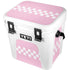 Pink Checkerboard YETI Roadie 24 Hard Cooler Skin