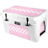 Pink Checkerboard YETI Tundra 45 Hard Cooler Skin
