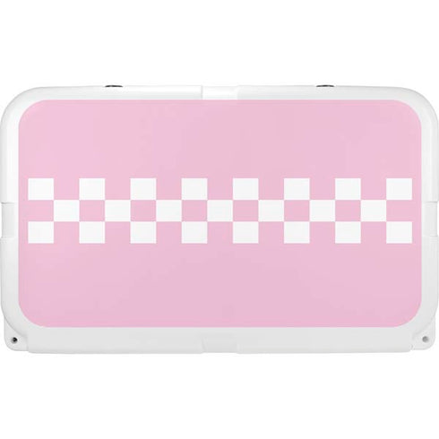Pink Checkerboard YETI Tundra 45 Hard Cooler Skin