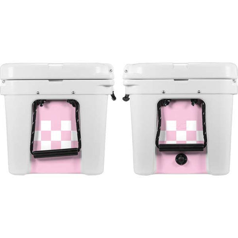 Pink Checkerboard YETI Tundra 45 Hard Cooler Skin