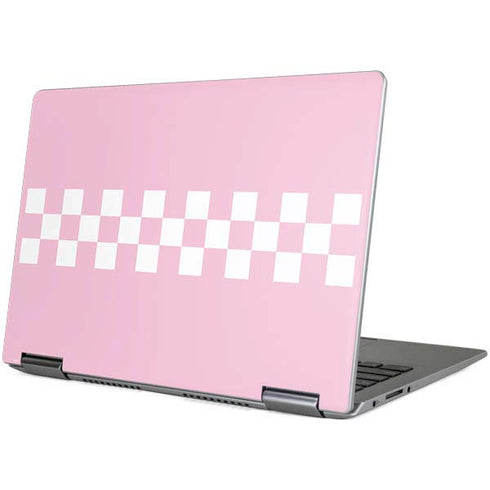 Pink Checkerboard Yoga 710 14in Skin