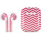 Pink Chevron Apple AirPods 2 Skin