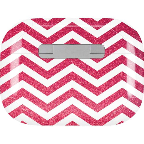 Pink Chevron Apple AirPods Pro Skin