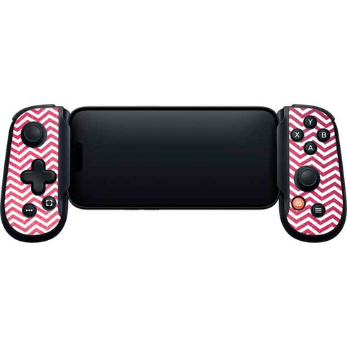 Pink Chevron Backbone One for iPhone Game Controller Skin