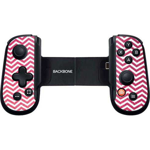 Pink Chevron Backbone One for iPhone Game Controller Skin
