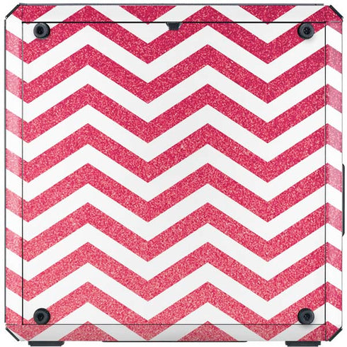 Pink Chevron Cooler Master MasterBox Q300L Mini Tower Skin