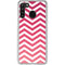 Pink Chevron Galaxy A21 Clear Case