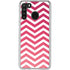 Pink Chevron Galaxy A21 Clear Case