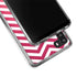 Pink Chevron Galaxy A21 Clear Case