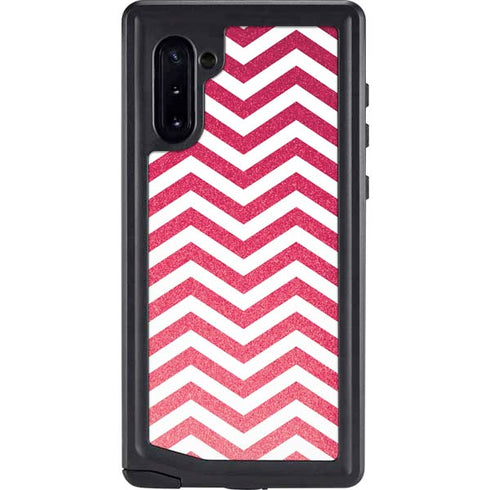 Pink Chevron Galaxy Note 10 Waterproof Case