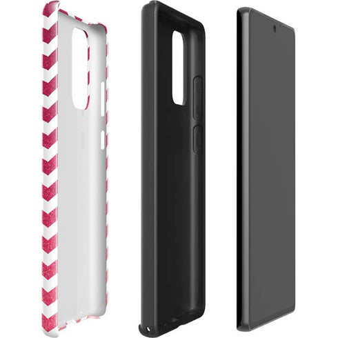 Pink Chevron Galaxy Note20 5G Pro Case