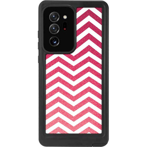 Pink Chevron Galaxy Note20 Ultra 5G Waterproof Case