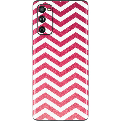 Pink Chevron Galaxy S20 Fan Edition Skin