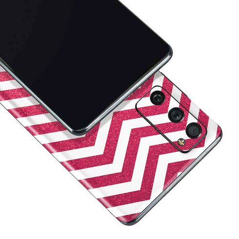 Pink Chevron Galaxy S20 Fan Edition Skin