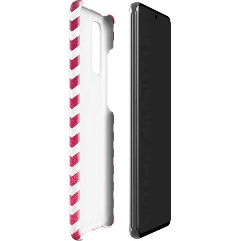Pink Chevron Galaxy S20 Lite Case