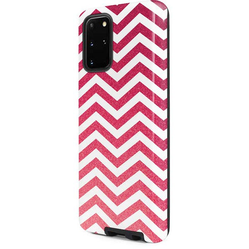 Pink Chevron Galaxy S20 Plus Pro Case