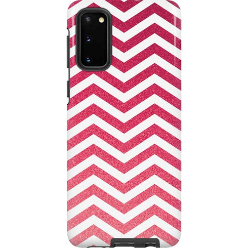 Pink Chevron Galaxy S20 Pro Case