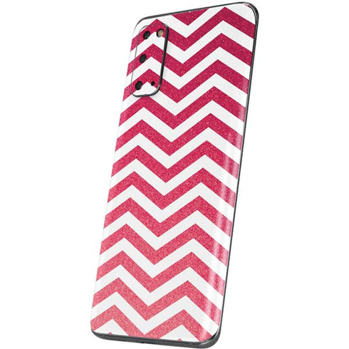 Pink Chevron Galaxy S20 Skin