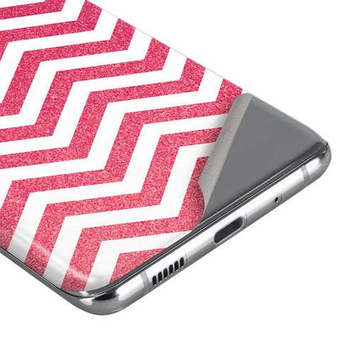 Pink Chevron Galaxy S20 Ultra 5G Skin