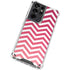 Pink Chevron Galaxy S21 Ultra 5G Clear Case