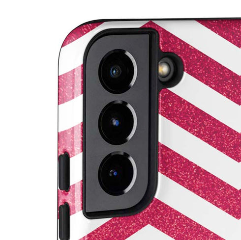 Pink Chevron Galaxy S22 Plus Pro Case