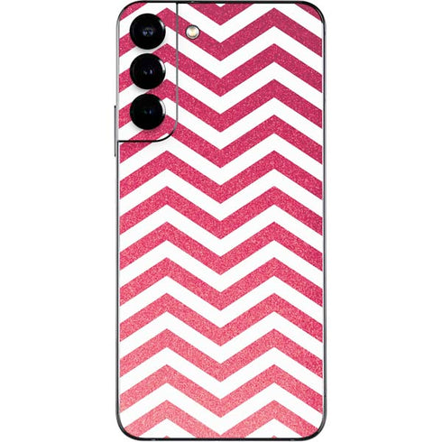 Pink Chevron Galaxy S22 Plus Skin