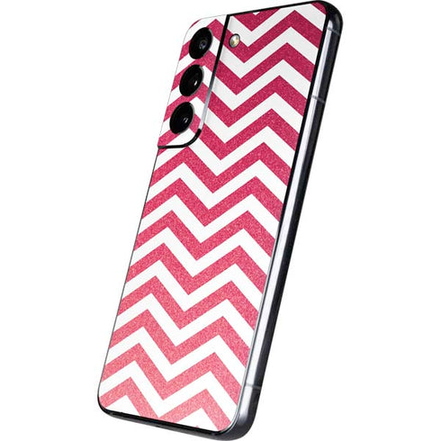Pink Chevron Galaxy S22 Skin