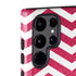 Pink Chevron Galaxy S22 Ultra Pro Case