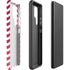 Pink Chevron Galaxy S22 Ultra Pro Case