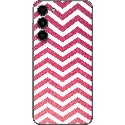 Pink Chevron Galaxy S23 Plus Skin
