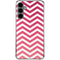 Pink Chevron Galaxy S24 Plus Clear Case