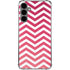 Pink Chevron Galaxy S24 Plus Clear Case